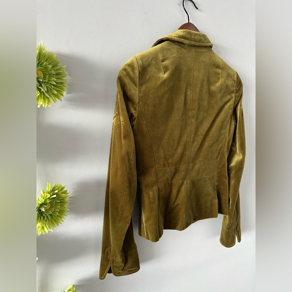 J. Crew | Gorgeous Green Velvet Blazer (Cotton fabric) - Picture 6 of 10